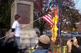 Flag burning